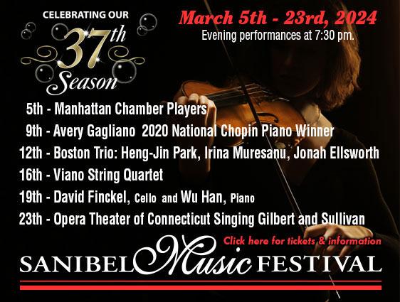 Sanibel Music Festival 2024 Ad